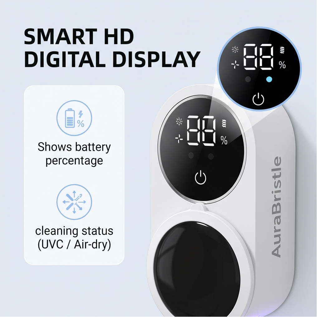 AuraBristle™ Smart UVC Sterilizer